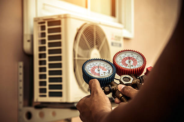 Professional Hvac technician working in Osterville, MA